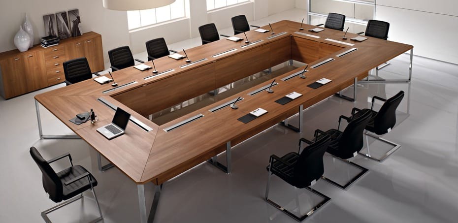 Yếu tố khi chọn kích thước bàn họp 20 người